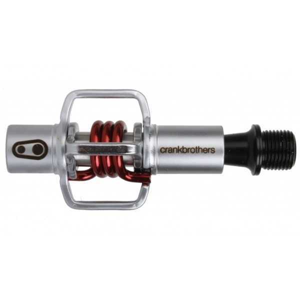 CRANKBROTHERS - EGGBEATER 1 - Argento e Rosso Pedali MTB